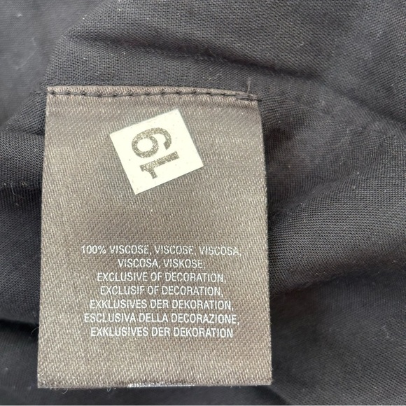 Anthropologie Floreat Ottava Peasant Tunic Mini Dress Boho Dark Floral Size XS - Picture 13 of 14